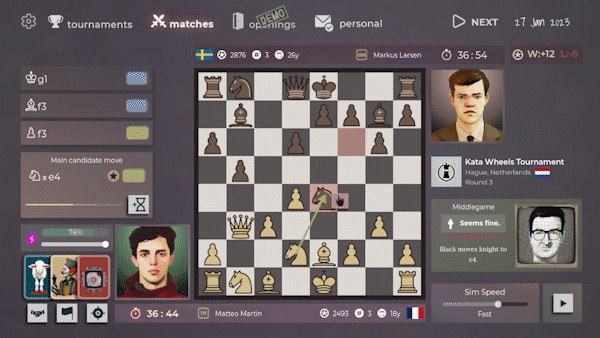 Master of Chess match